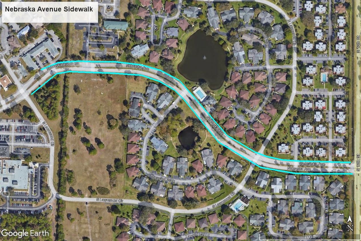 NEBRASKA AVE Location Map